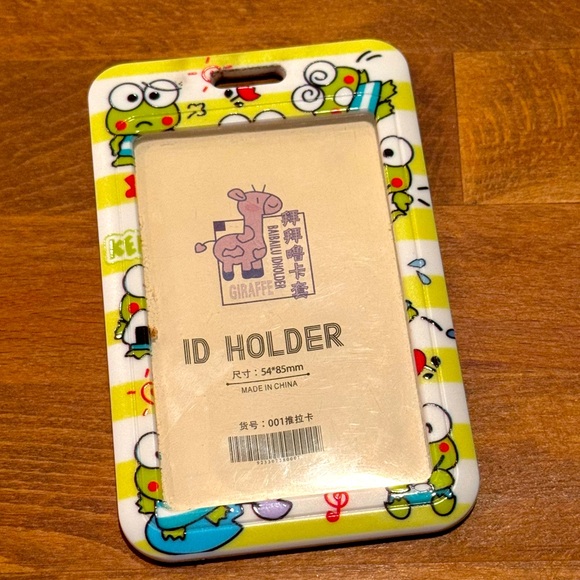 Keroppi ID Holder Card Case Kerokerokeroppi Frog Sanrio - Picture 2 of 4